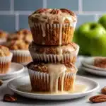 Maple Drizzled Apple Muffins Recipe