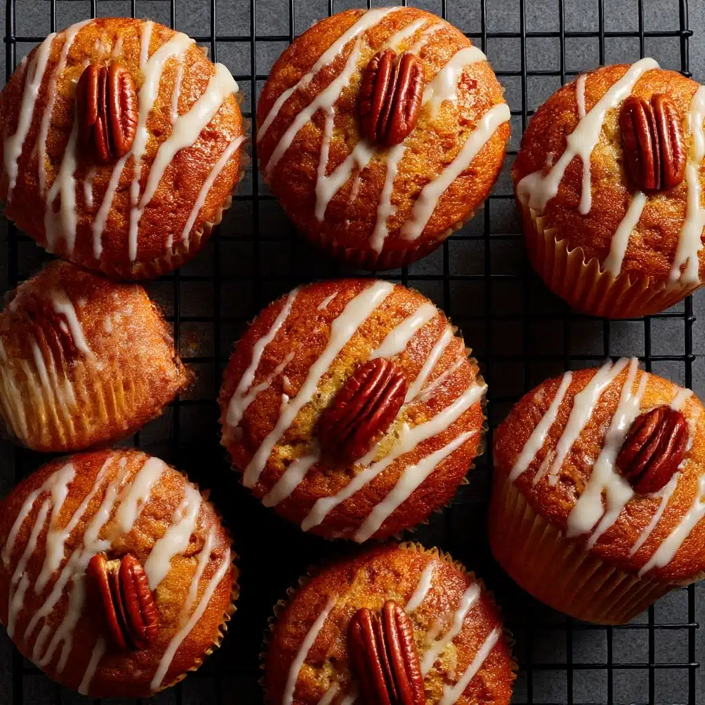 Maple Drizzled Apple Muffins Recipe - Recipe Image