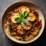 Spaghetti with Crispy Zucchini Recipe