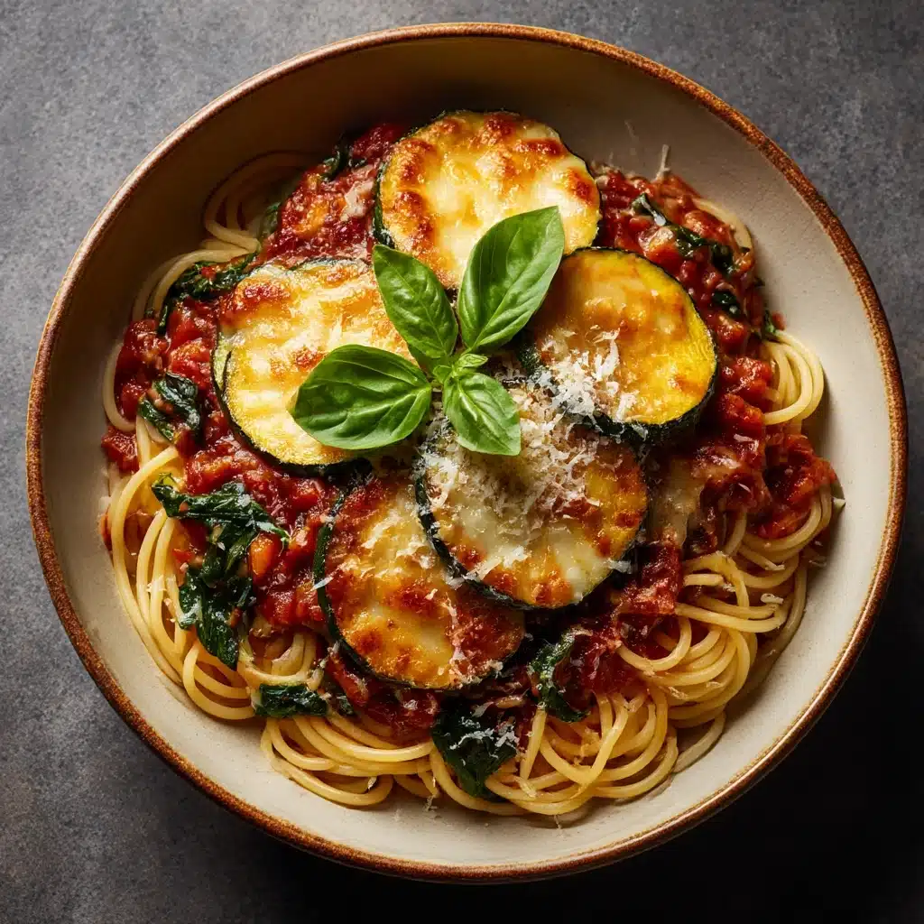 Spaghetti with Crispy Zucchini Recipe