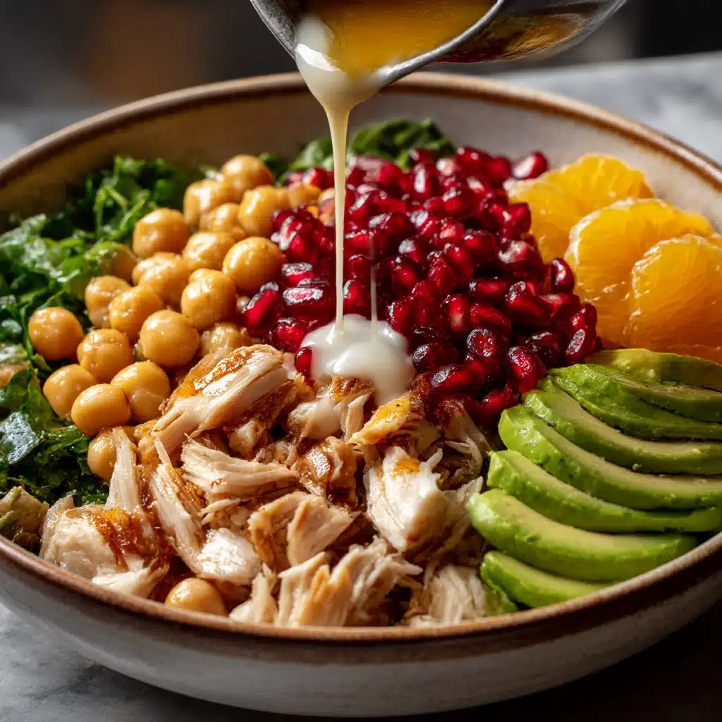 Winter Spa Salad with Lemon Chicken Recipe - Recipe Image