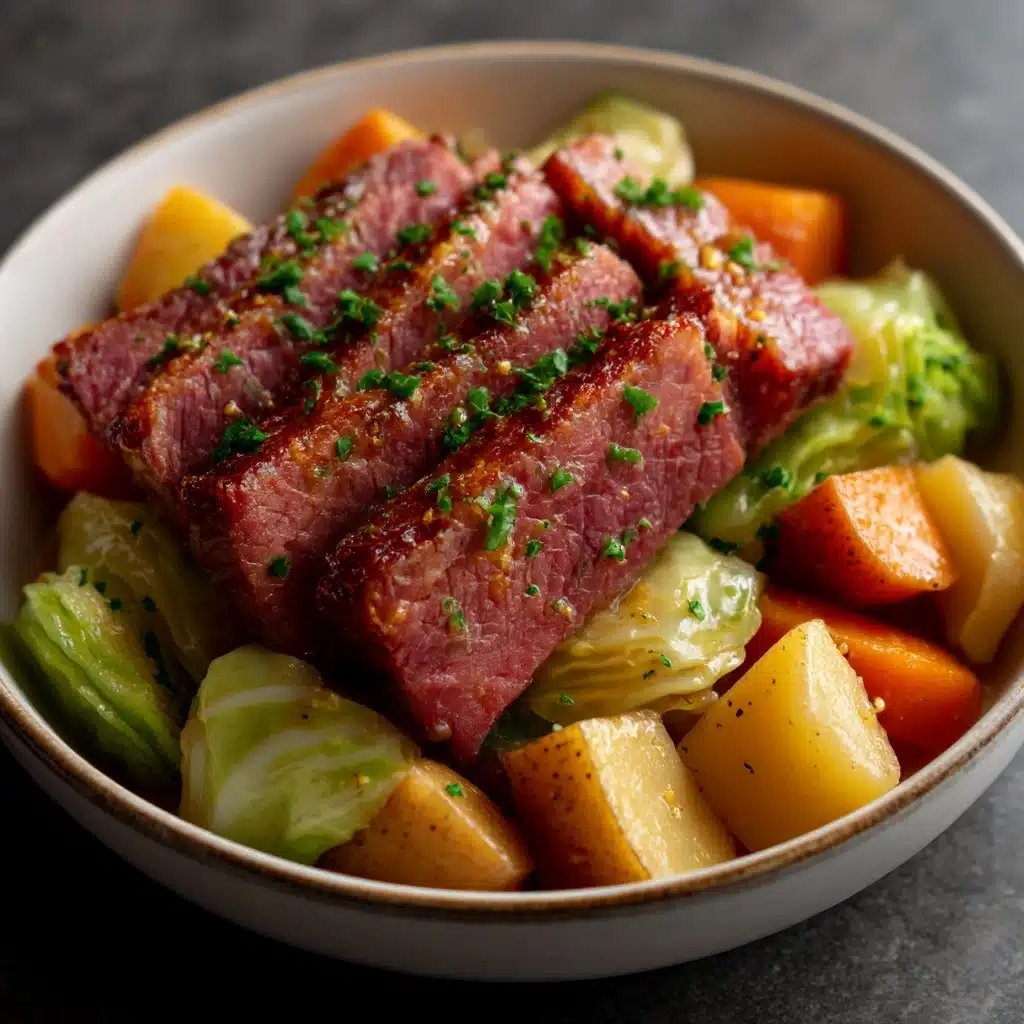 Corned Beef and Cabbage with Horseradish Cream Recipe - Recipe Image