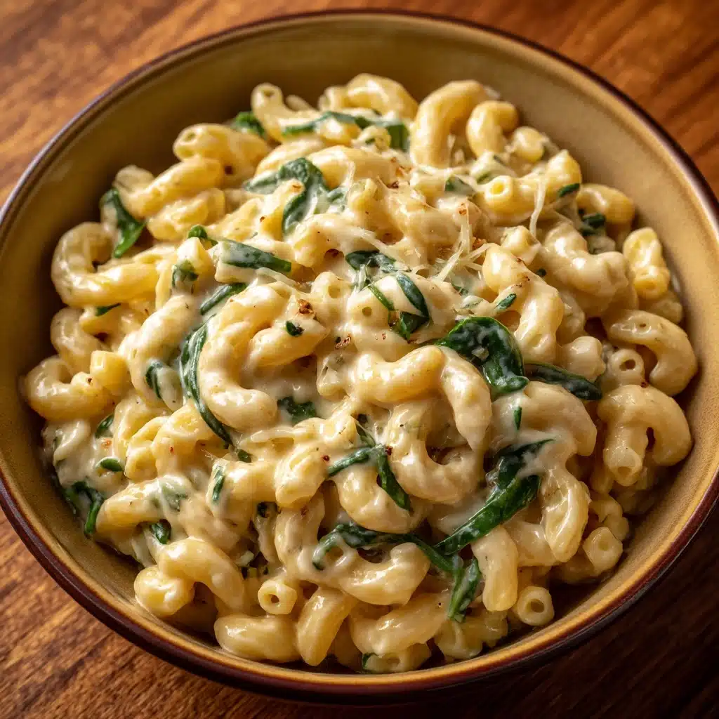 Spinach Macaroni and Cheese Recipe - Recipe Image