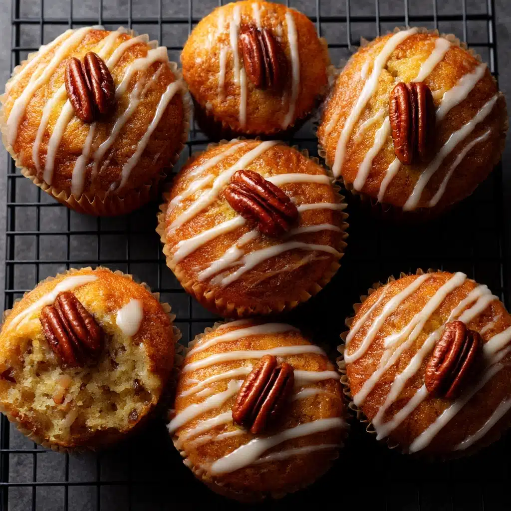Maple Drizzled Apple Muffins Recipe - Recipe Image