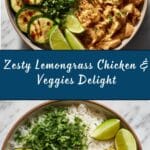 Lemongrass Chicken with Rice and Zucchini Recipe