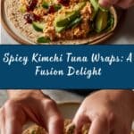 Kimchi Tuna Salad Wrap Recipe