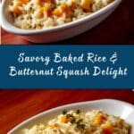 Baked Rice with Butternut Squash Recipe