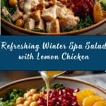 Winter Spa Salad with Lemon Chicken Recipe