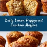 Lemon Poppyseed Zucchini Muffins Recipe