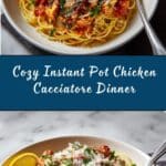 Instant Pot Chicken Cacciatore Recipe