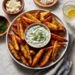 Roasted Greek Potato Wedges (Greek Fries) Recipe