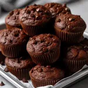 Chocolate Cream Cheese Muffins Recipe