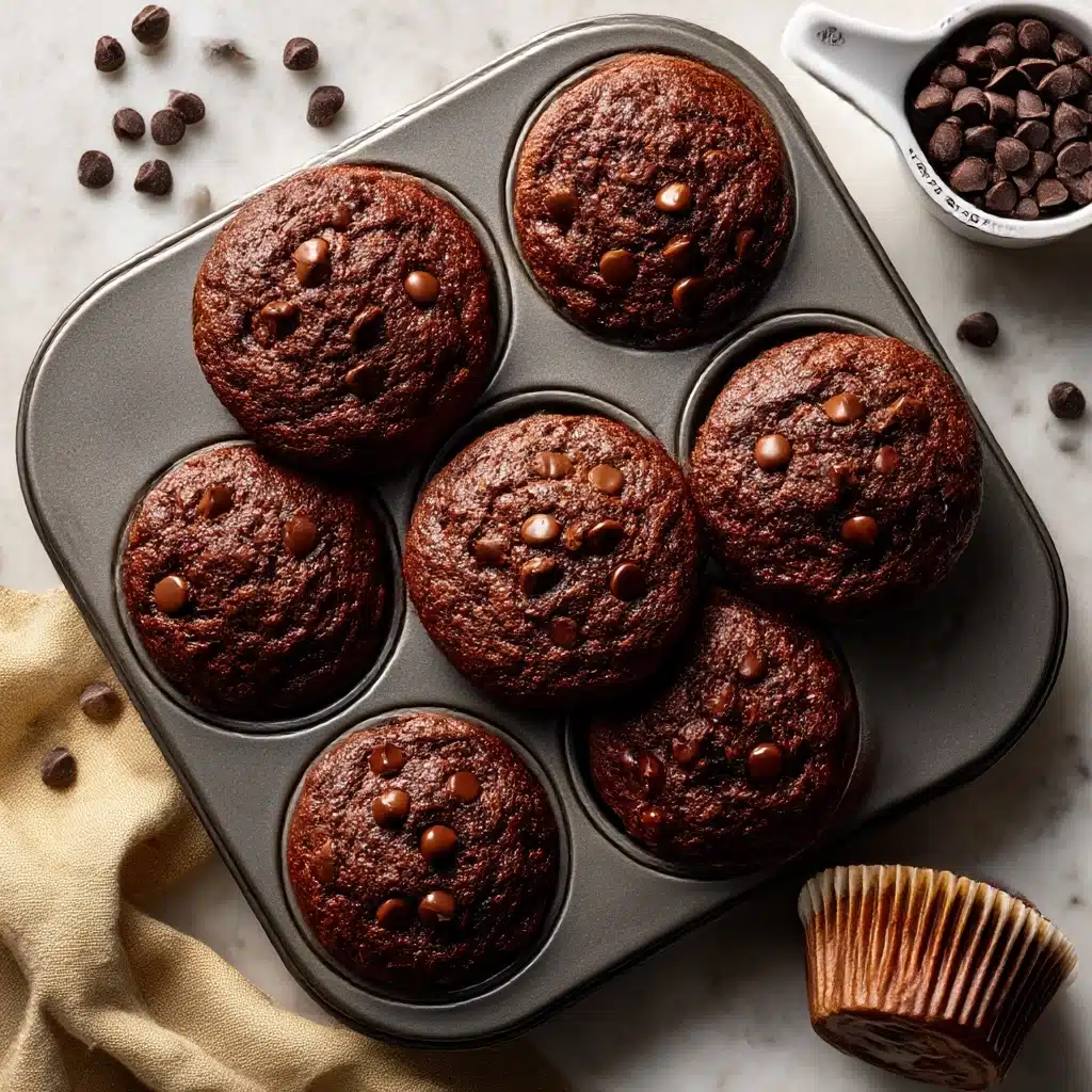 Chocolate Cream Cheese Muffins Recipe - Recipe Image