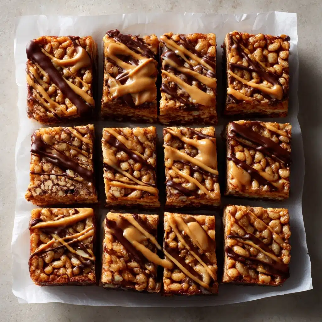 Chocolate Peanut Butter Rice Krispie Bars Recipe - Recipe Image