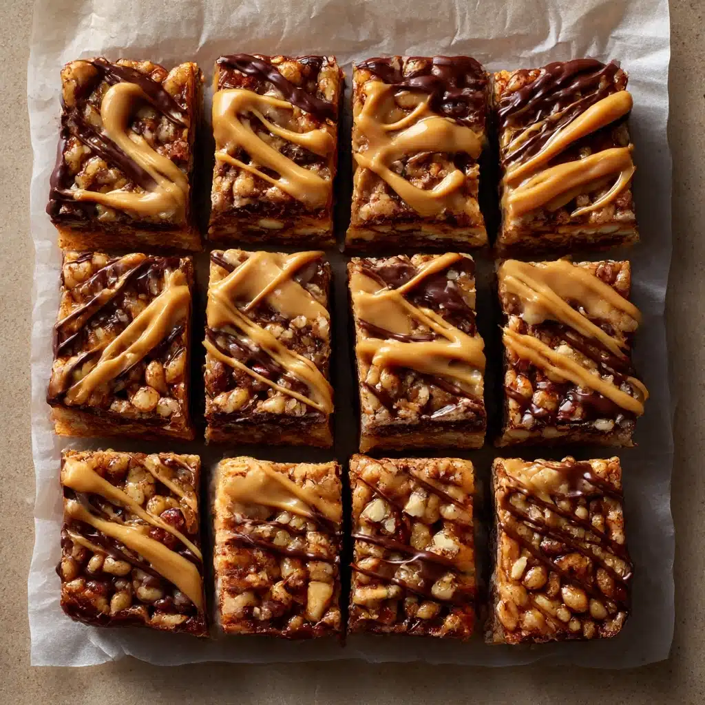 Chocolate Peanut Butter Rice Krispie Bars Recipe - Recipe Image
