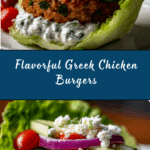 Greek Chicken Burgers Recipe