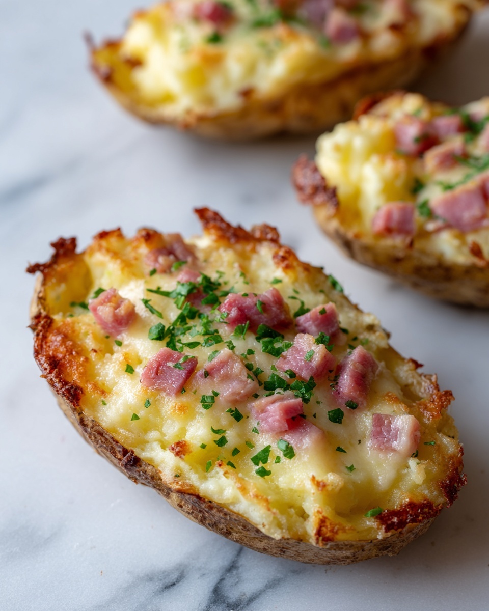 Reuben Stuffed Baked Potatoes Recipe - Recipe Image