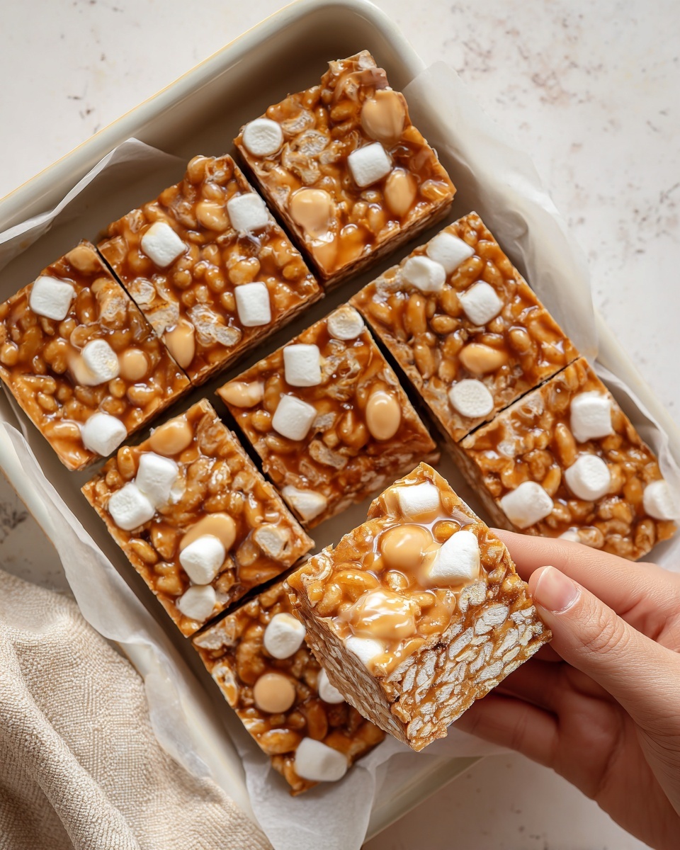 Fluffernutter Rice Krispie Treats Recipe - Recipe Image