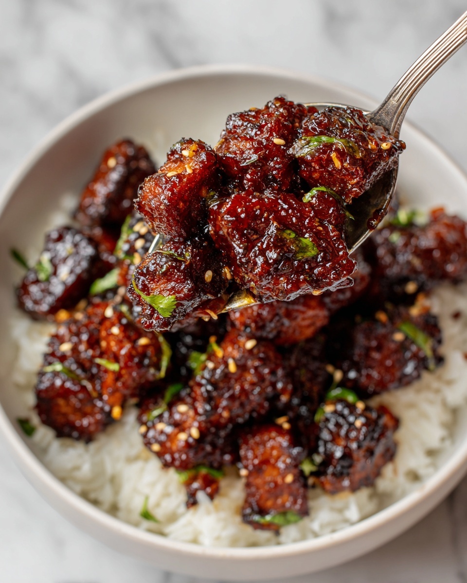 Spicy Honey Garlic Ground Chicken Stir-Fry Recipe - Recipe Image