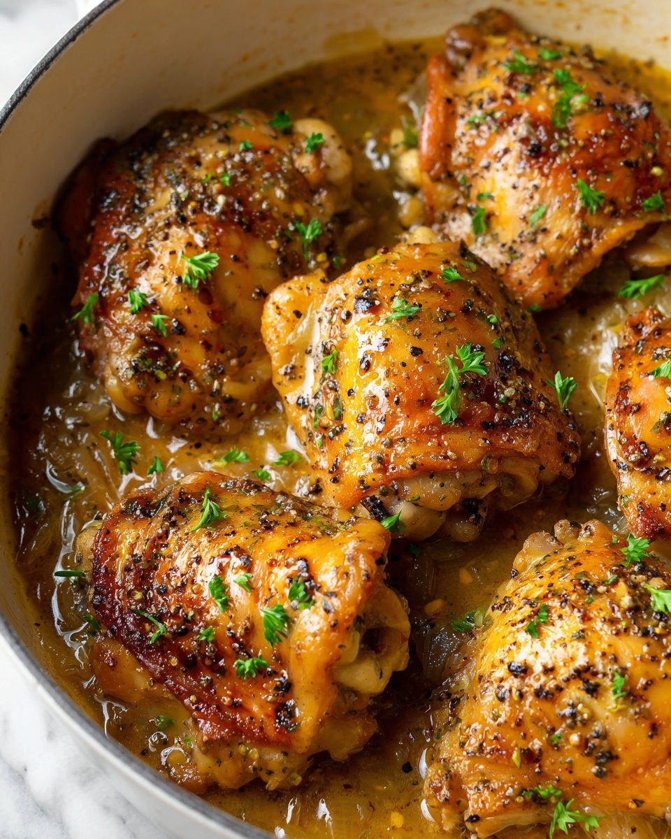 Instant Pot Lemon Butter Chicken Thighs Recipe - Recipe Image