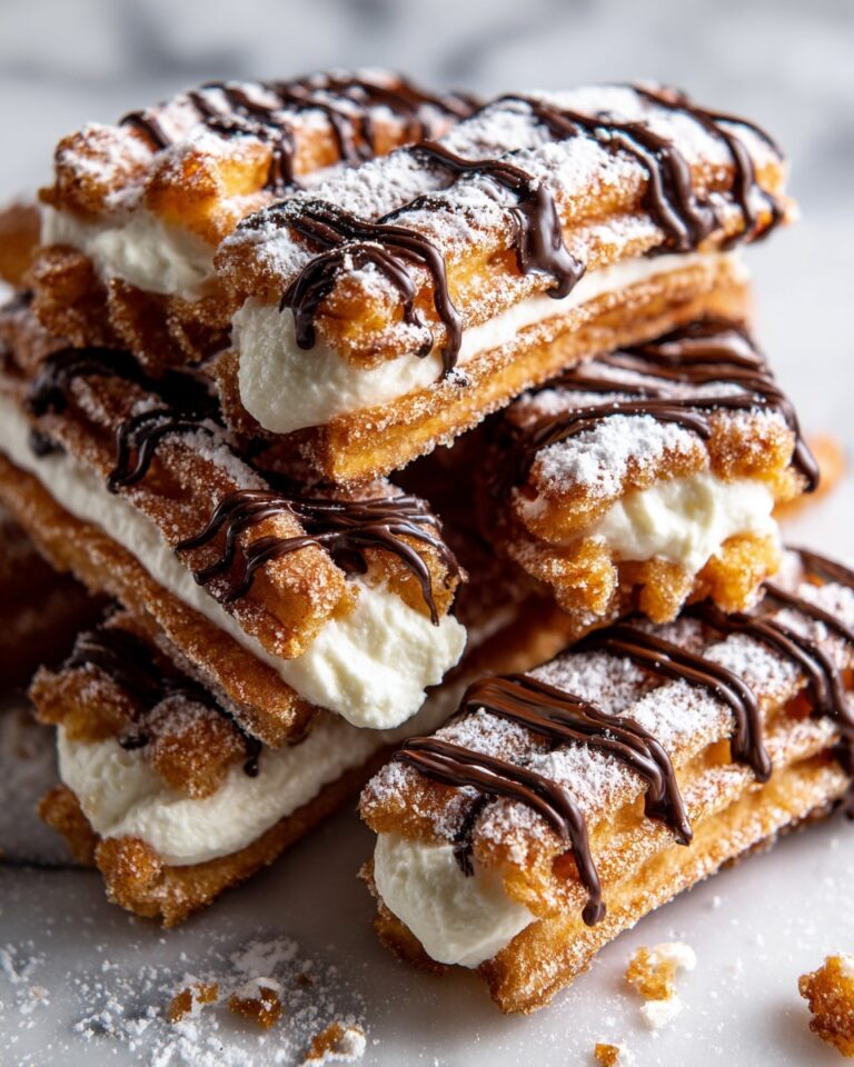 Cookie Dough Cheesecake-Stuffed Churros Recipe
