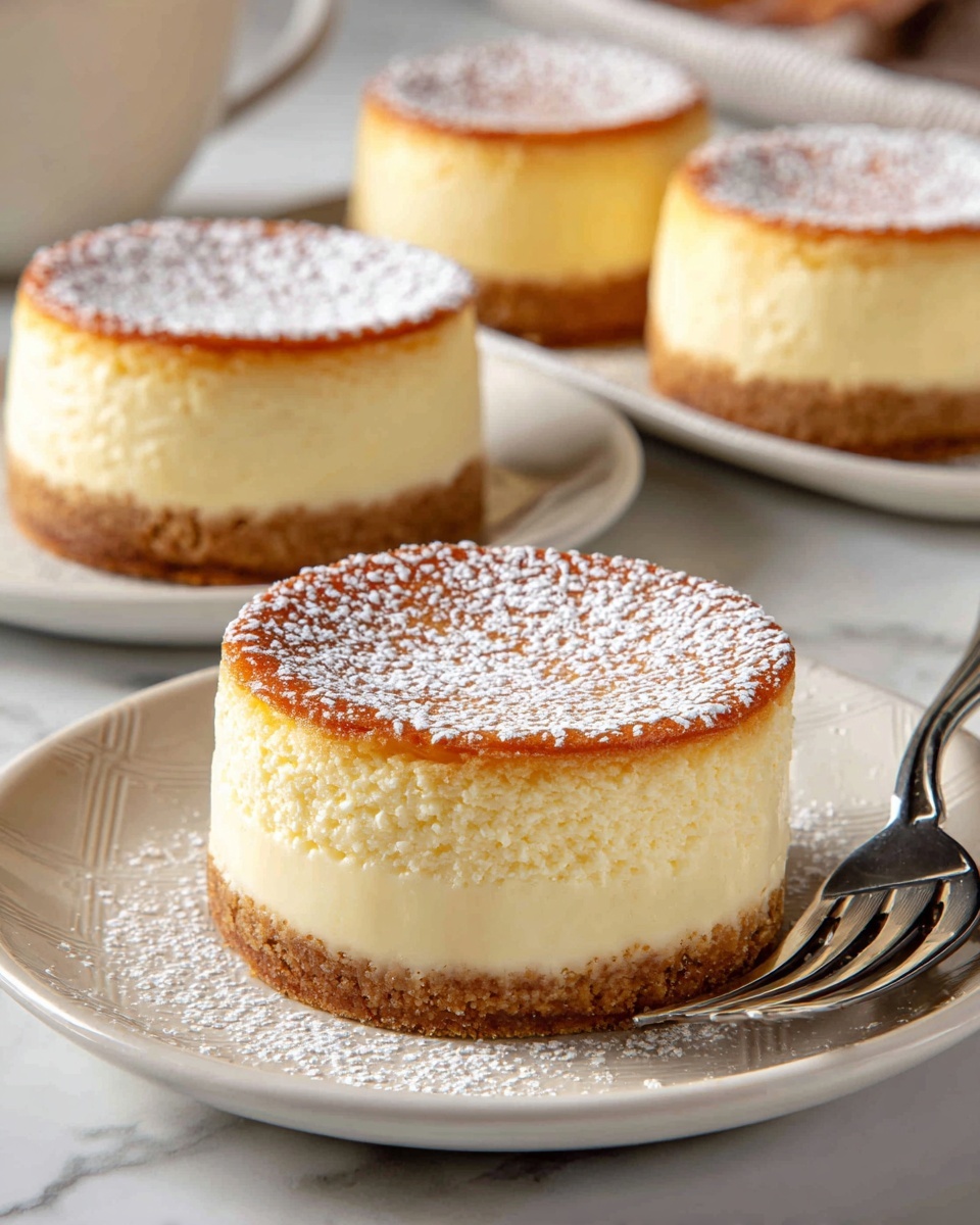 Quick Mini Japanese Cheesecakes Recipe - Recipe Image