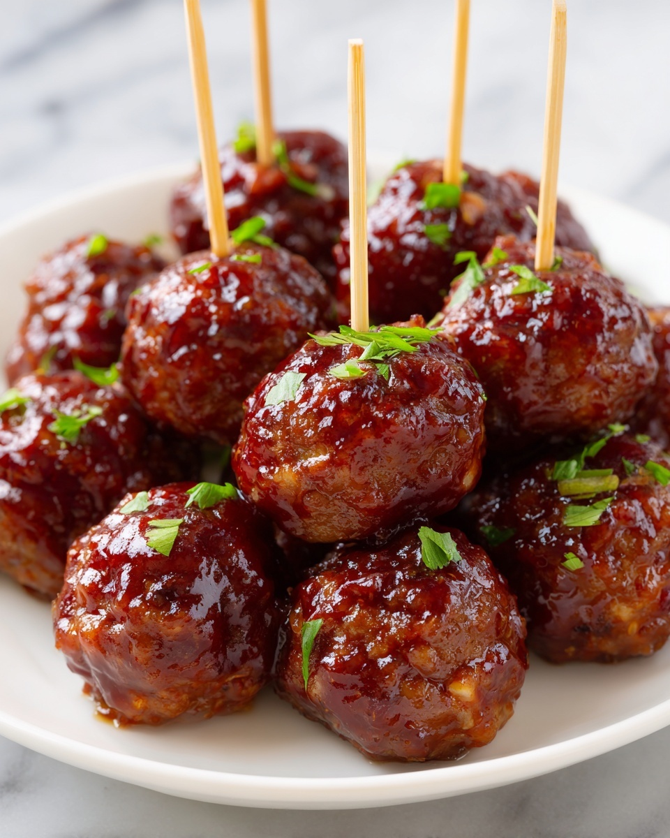 Baked Honey Garlic Meatballs Recipe - Recipe Image