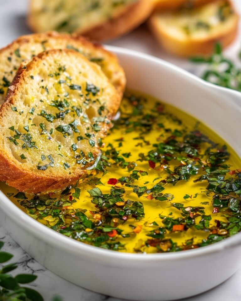 Olive Oil Herb Dip with Parmesan and Warm Bread Recipe