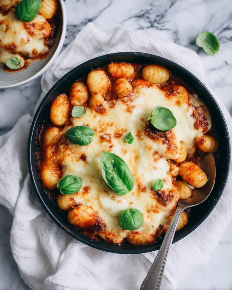 One Pan Gnocchi Pesto Bake Recipe