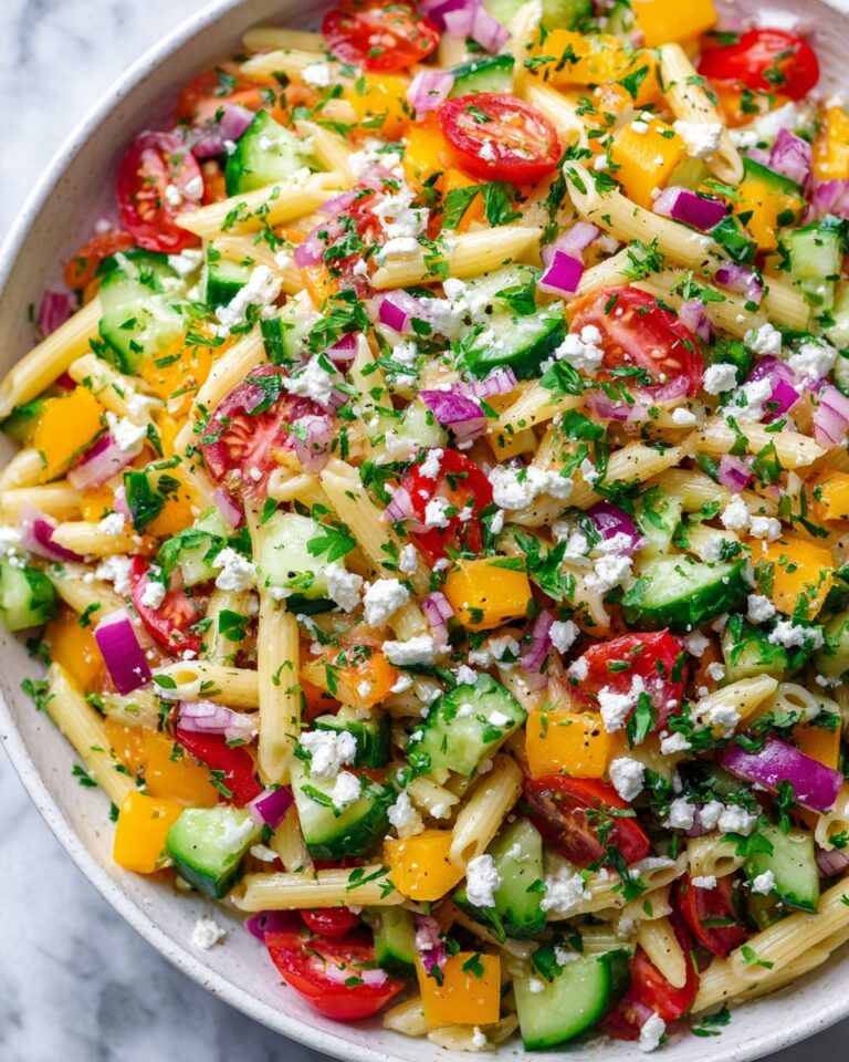 The Perfect Greek Pasta Salad Recipe