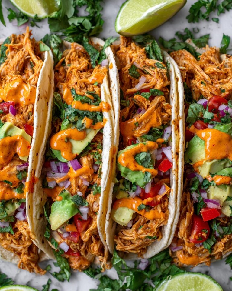 Slow Cooker Queso Chicken Tacos Recipe