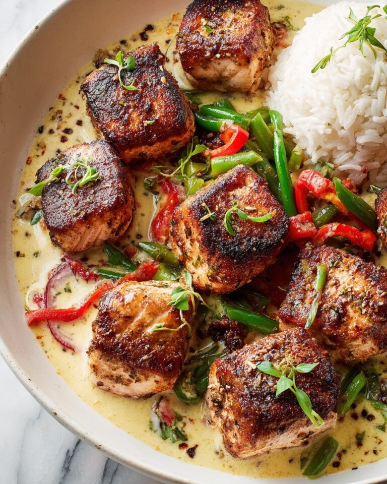 Caribbean-Style Coconut Curry Salmon Recipe