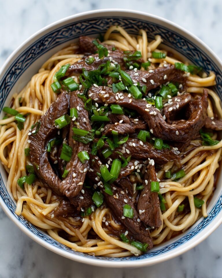 Mongolian Beef and Noodle Stir-Fry Recipe