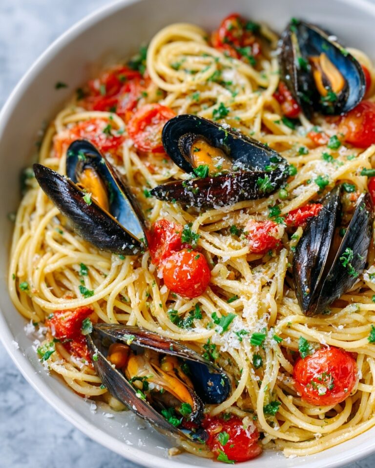 Speedy Mussels with Pasta Recipe