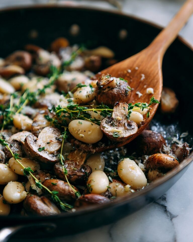 Wild Mushroom and White Bean Tagliatelle Recipe