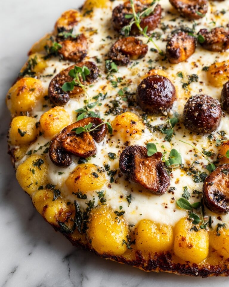 Easy Ricotta Gnocchi with Creamy Mushroom Sauce Recipe