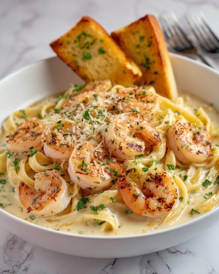 Fettuccine Alfredo with Shrimp Recipe