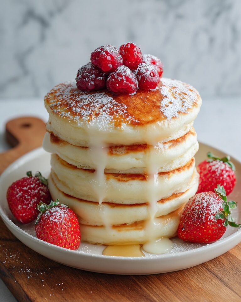 Fluffy Japanese Soufflé Pancakes Recipe