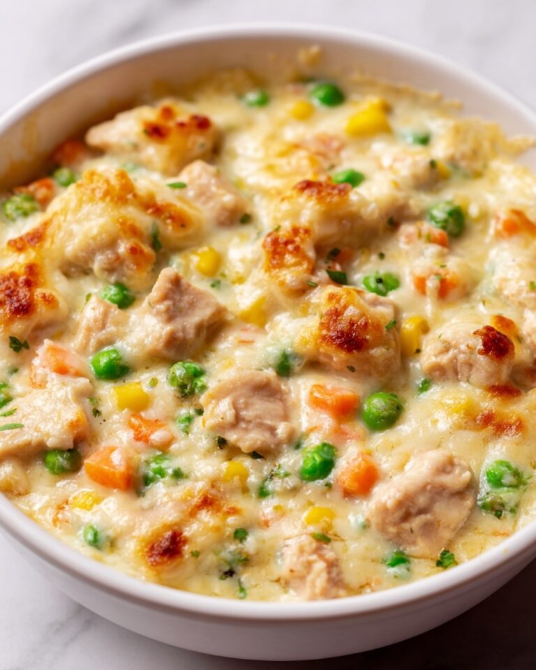 Easy Chicken Cobbler Dinner Casserole Recipe