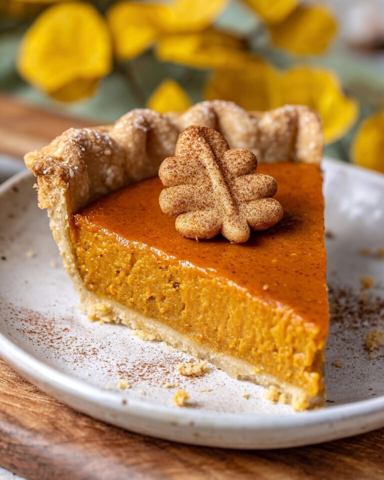 Easy Pumpkin Pie from Scratch with Flaky Crust Recipe