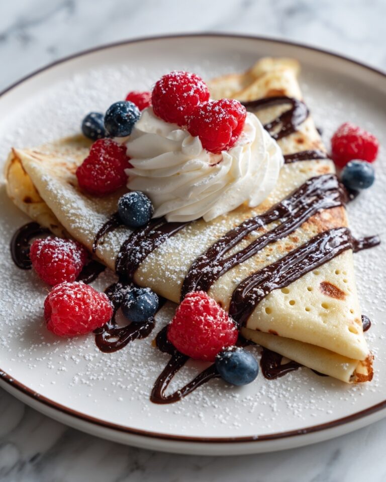 Easy Chocolate Crepes Recipe