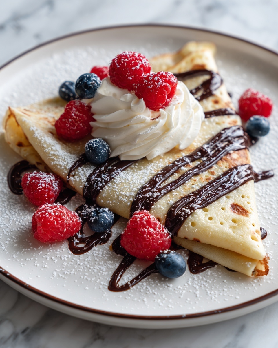 Easy Chocolate Crepes Recipe - Recipe Image