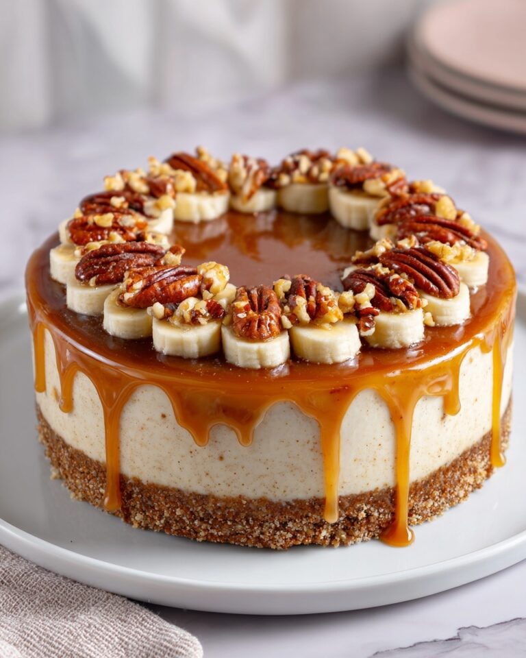 Banana Caramel Nut Cheesecake Recipe