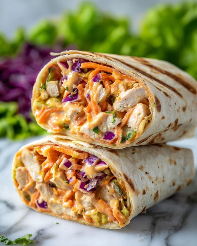 Crunchy Southwestern Chicken Wrap Recipe