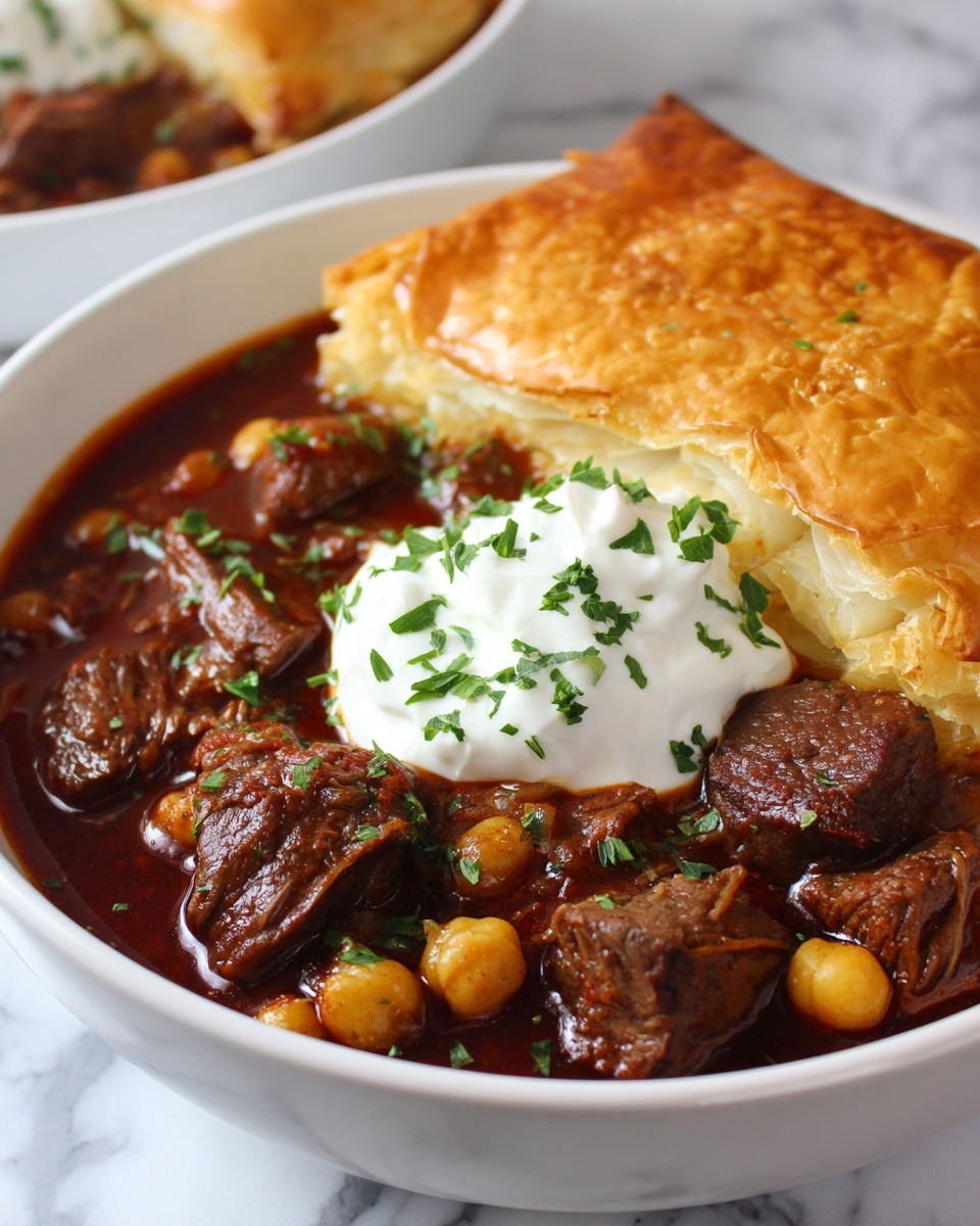 Short Rib Chili Pot Pie Recipe - Recipe Image