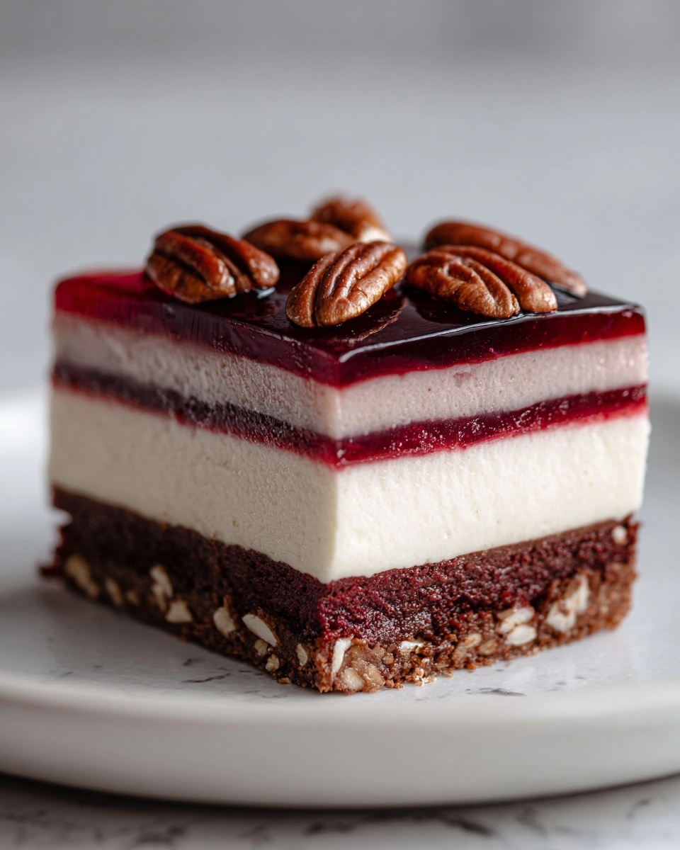 Butter Pecan Red Velvet Cheesecake Recipe - Recipe Image