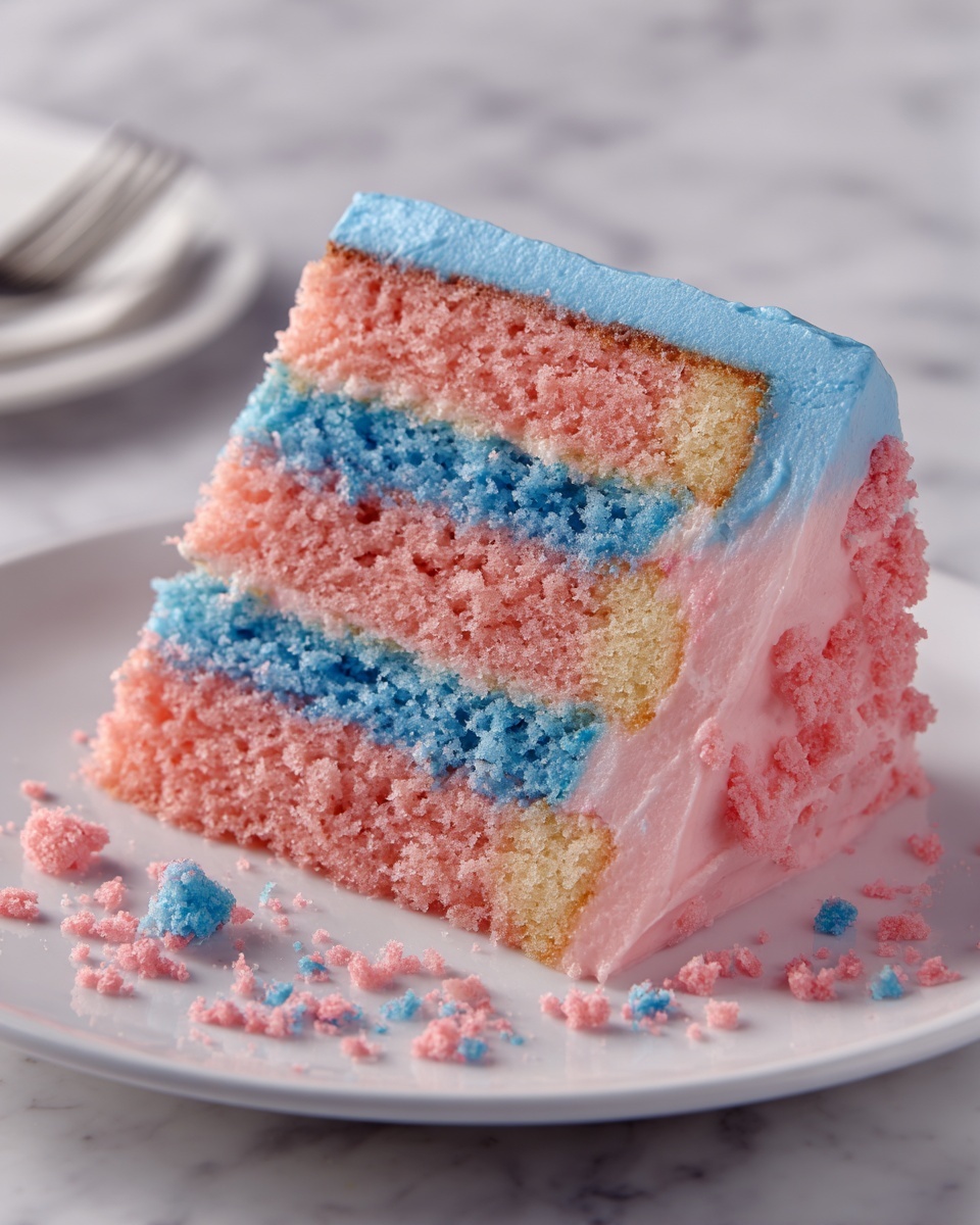 Cotton Candy Cake Recipe - Recipe Image