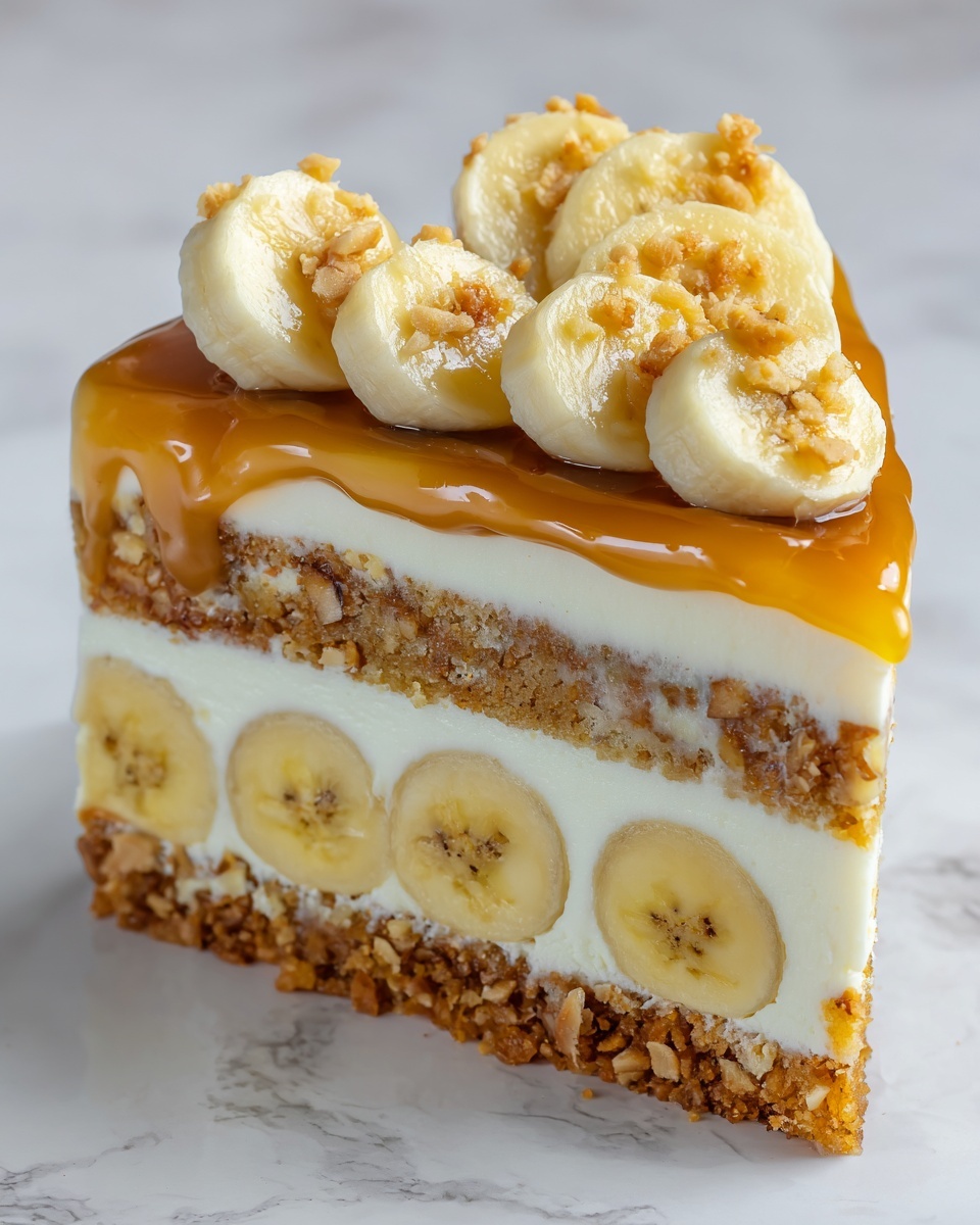 Banana Cake with Salted Caramel Frosting Recipe - Recipe Image