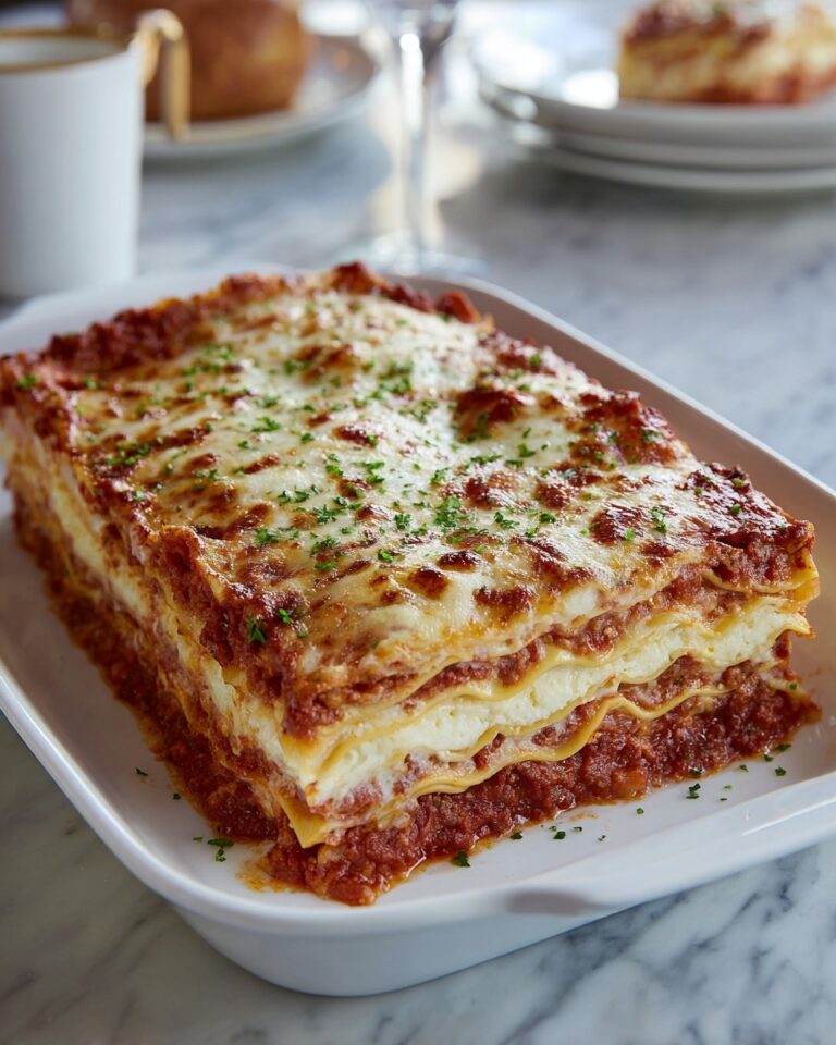 Cheesy Garlic Bread Lasagna Soup Recipe