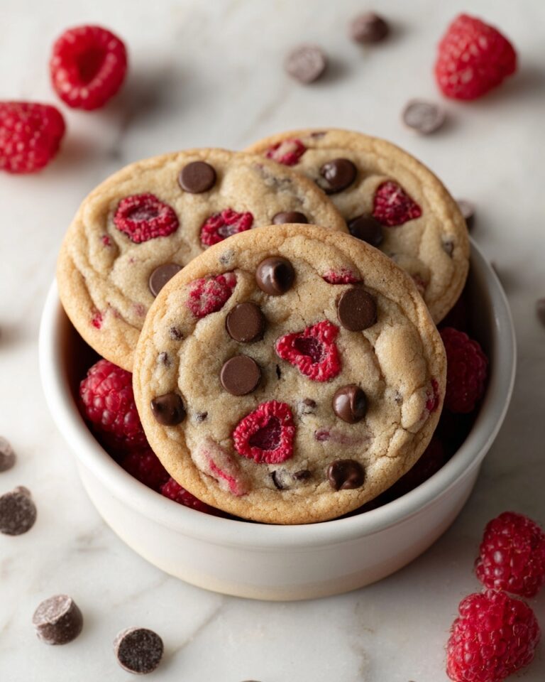 Raspberry and Chocolate Chip Cookies Recipe